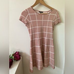 Rose Gold Square Pattern Dress